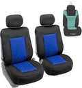 FH Group Car Seat Cover - Universal Fit Blue-Black Neosupreme, 2 Pack Seat Covers for Cars Trucks SUV, Waterproof, Protects A