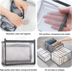 5PCS Wardrobe Clothes Organizer - Foldable Closet Drawer Organizer for Clothes, Portable Closet Organizers and Storage Bins, 