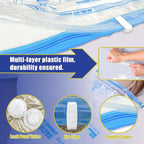 Travel Vacuum Bags with Electric Pump for Luggage and Suitcase, Vacuum Seal Compression Packing Bags for Clothes Clothing, Co