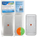 100 Gram 20 Pack Indicating Silica Gel Canister, Gun Safe Dehumidifier (Orange to Green), Reusable Desiccant Canister Dehumid