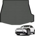 All Weather Cargo Mat Fit for Subaru Solterra 2026-2023 & Toyota BZ4X 2023-2025 & 2026 BZ(Not Woodland) TPE Rubber Cargo Liner Solterra Accessories All Season Guard Odorless Anti-Slip Black