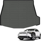 All Weather Cargo Mat Fit for Subaru Solterra 2026-2023 & Toyota BZ4X 2023-2025 & 2026 BZ(Not Woodland) TPE Rubber Cargo Liner Solterra Accessories All Season Guard Odorless Anti-Slip Black