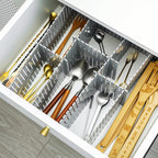 Blosssound 15 Pcs 5.12 Tall Drawer Divider Adjustable Drawer Organizer DIY Ultra Deep Storage Organizer Separator with Fixed 