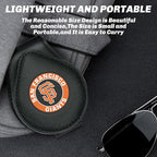 for MLB San Francisco Giants Car Visor Sunglass Holder - Black Leather Eyeglass Case with Team Logo, Clip-On Sun Visor Organizer for Auto Interior, SF Giants Gifts