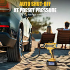 Cordless Tire Inflator Air Compressor: 160PSI Portable Air Pump Compatible with Dewalt 20V Battery, with 4AH Battery & Charger, Digital Pressure Gauge for Cars, Motorcycles, Bikes