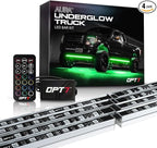 OPT7 Aura Aluminum Underglow LED Lighting Kit for Truck with Remote Control, 12V Exterior Waterproof Off-Road Neon Accent Light Bar, RGB Multicolor Under Car Decorations, Easter Gifts