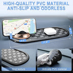 LivTee Multifunction Car Anti-Slip Mat, 360° Rotatable Multifunctional Car Dashboard Mobile Phone Holder with Temporary Parki