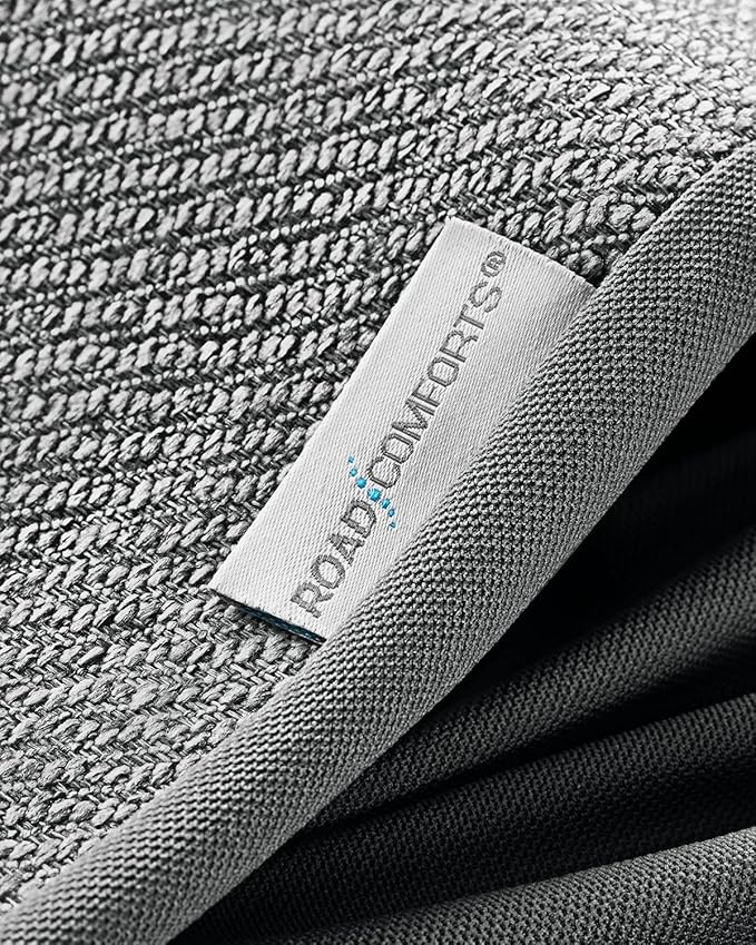 Road Comforts Car Seat Covers for Front Seat, Low Back Heavy Duty Breathable Flax Seat Protector, Airbag, Not Seat Belt Compa