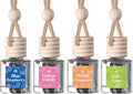 CE Craft Hanging Car Air Freshener – Fragrance Oil Diffuser with Essential Oils – Long-Lasting Aromatherapy Scents for Automo