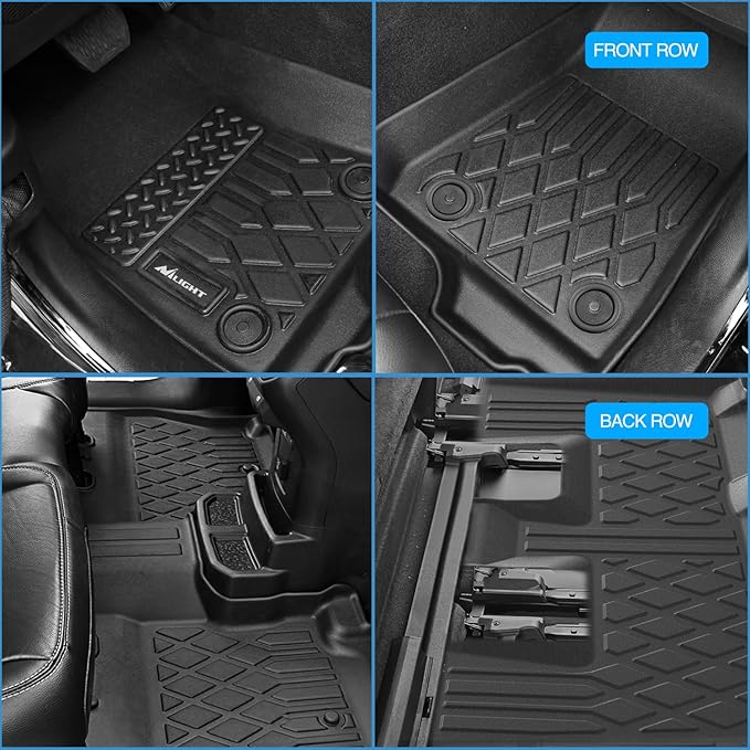 Nilight TPE Floor Mats for Mazda 3 (FWD Only) 2019 2020 2021 2022 2023 2024 2025 2026, All Weather Custom Fit Heavy Duty Floor Liners