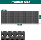 EVERHANGER Metal Pegboard Panels 24" x 12", Heavy Duty Steel Peg Boards for Garage, Pegboard Wall Organizer for Tool Storage 