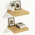 Vivelove 12 Inch Deep Floating Shelves 12 inch Long, Over Toilet Shelf with Invisible Brackets, Shelf for Bedroom Bathroom Li