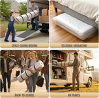 TAILI Mattress Vacuum Bag, Twin/Twin-XL Mattress Vacuum Storage Bag with 4 Straps, Sealable Bag for Memory Foam, Latex, Easy 