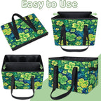 Reusable Grocery Bag, Foldable Large Shopping Tote Bag for Groceries Kitchen Picnic Car Trunk