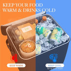 HOTOR Cooler Bag for Trunk Organizer - Portable Cooler for Car Organizer, Leakproof Car Cooler for Vehicle, Soft Small Cooler F
