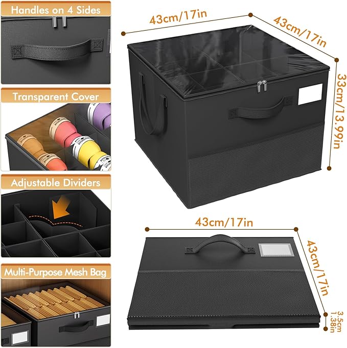 NestOrganix 2 Pack Shoe Organizer for Closet, Large Shoe Box Storage Containers, Foldable Shoe Storage Organizer Box Bin with