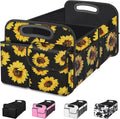 Femuar Car Trunk Organizer, Car Storage Organizer with Large Capacity Waterproof Collapsible Trunk Organizer for Car Suv/Jeep/Sedan