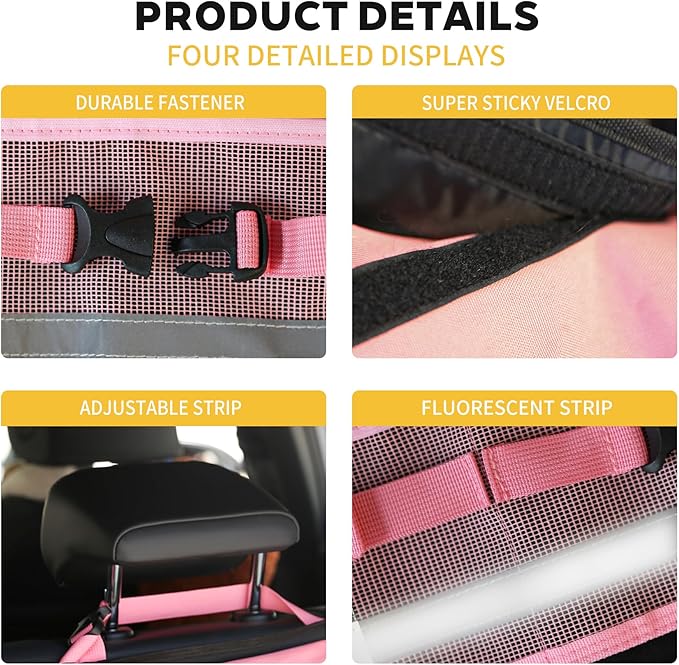 Backseat Hanging Trunk Organizer for SUVs, Cars, Trucks & MPVs | Multi-Pocket Storage with Anti-Slip Straps | Space-Saving Auto