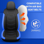 Seat Covers,Sport and Breathable Car Seat Covers,Anti-Slip Universal Fit Car Seat Covers Full Set for Cars Sedans SUV and Tru
