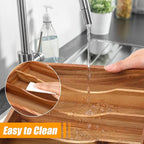 Bellsal Bamboo Silverware Organizer, 12"x15.7" Utensil Holder Cutlery Tray with Grooved Drawer Dividers for Kitchen Flatware,