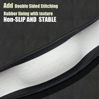 Steering Wheel Cover Universal Standard Size 14.5-15 inch, Breathable Microfiber Leather, Anti-Slip, Soft Grip, Sporty Design