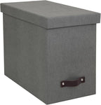 Bigso John Desktop File Box - Storage Solution and Document Organizer for Important Paperwork - Durable Hanging File Box with