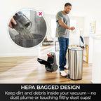 Kenmore BC3006 400 Series Pet Friendly Lightweight Bagged Canister Vacuum Cleaner 2-Motor Design with Hair Eliminator Brushro