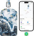 Luggage Tags Built-in Anti-Loss Tracker, Luxury Leather Luggage Tags for Suitcase, Travel Bags, Backpacks, Travel Organizer f