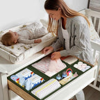 DIMJ Drawer Organizer Clothes - 24 Pack Closet Drawer Organizer Bins for Baby Clothes Storage, Fabric Dresser Organizer for N