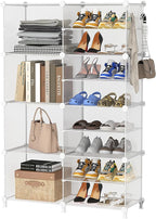 AWTATOS Closet Organizer 8 Cube Storage Shelves Clothes Organizers Closet Storage Stackable Cubby Shelving for Closet Bedroom