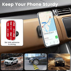 OHLPRO 15W Magsafe Car Mount Charger for iPhone 17, Fast Wireless Charging Magnetic CD Slot Holder with 3M Adhesive Base for Dashboard, Aluminum Shell, Compatible with iPhone 16 15 14 Series, Black