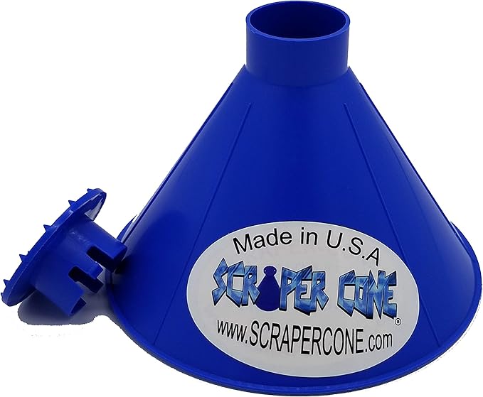 2 Pack of The SCRAPER CONE The Original Ice Scraper, Snow Removal Made in The USA Magical Frost Removal Funnel Shaped Cleaning Tool Car Windshield Deicer Magic Scrapers Instascrape Shovel Brush