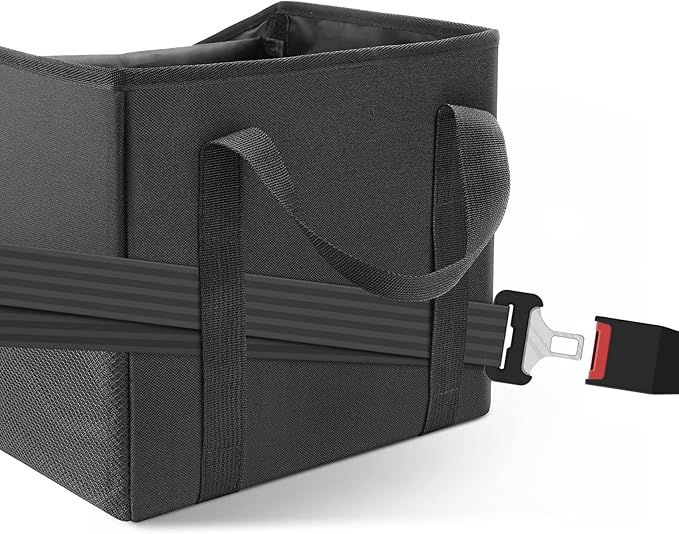 Car Organizer - Automotive Organizer for Front And Back Seat or Floor, Car Caddy Organizer with Divide, Handles and Multiple