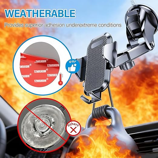 Adhesive Double Sided Tape for Suction Cup Mount, 4Pcs Round 2.84" Heat Resistant Mounting Sticker Tape for Dash/Camera/GPS/Ipad/Car Phone Sucker Holders with 2 Adhesion Promoter