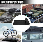 Car Roof Non-Slip Rug Pad, 47'' x 39.4'' Automotive Roof Carrier Bag Protective Mat, PVC Vehicle Cargo Bag Liner, Auto Roof Top Rack Accessories for Car, SUV, Truck and Home (Black)