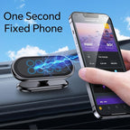 【2-Pack】 Magnetic Phone Holder for car, [ Super Strong Magnet ] [ with 4 Metal Plate ] Cell Phone carmount for iPhone Magnetic [ 360° Rotation ] Universal Dashboard Adhesive Car Magnetic Phone Mount