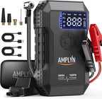 Car Battery Jump Starter with Air Compressor 160PSI,5000A 60W Portable Jump Starter Battery Pack (All Gas/10L Diesel),12V