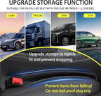 2PCS Universal Car Seat Gap Filler, Durable & Easy Install, No-Drop Seat Side Gap Seam Filler Organizer to Fill the Gap Space Between the Console and Seats, with Phone Holder for Car, SUV, Truck