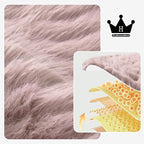 Fuzzy Winter Steering Wheel Cover for Women, Warm Cute Fluffy Car Wheel Cover for Sedan, SUV, Soft Furry Girly Plush Car Handle Cover for Cold Weather, 14.75-15.15in, Pink