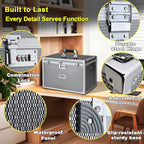 File Storage Cabinet File Organizer Document Organizer File Box in Office and Home with Combination Lock with 20 Legal Size H