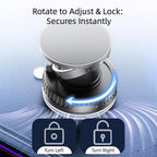 Magnetic Car Phone Mount for MagSafe: 360° Rotatable Adjustable Holder with Suction Cup, Universal Fit for Dashboards/Windshields/Glass, Compatible with iPhone 17/16/15 Series & Android