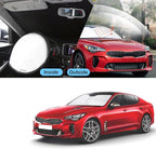 TINGLU Sun Shade for Kia Stinger 2018-2023 Accessories Windshield Sun Shade Window Shade UV Rays Protection Sun Visor Cover with Steering Wheel Sunshade Storage Bag