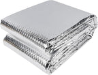 winemana Window Insulation Roll, 59IN x 8FT Reflective Heat Shield Bubble Film, Double-Sided Aluminum Foil Insulation, Weatherproof Garage Door Cover for Windows, RV, Basement, Winter & Summer