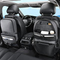 Coverado Backseat Car Organizer 2 Packs, Heavy-Duty Durable Dual-Way Use Car Back Seat Organizer Waterproof with Multi Pockets, Zipper Closure Design, Protect Valuables from Spills, Keeps Car Tidy