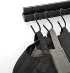 Mkono Hat Rack for Wall Wooden Baseball Caps Organizer with 20 Hooks Rustic Cowboy Hat Hanger Wall Mounted Caps Display Rack 