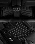3W Floor Mats for Benz GLC SUV & Coupe 2016-2022, TPE All Weather Custom Fit Floor Liner for Benz GLC300/GLC350e/GLC43 AMG/GLC63 AMG/GLC63 AMG S Accessories Full Set Car Mats Easy Clean