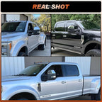 ACLONG Chrome Tow Mirror Cover Caps Left & Right Rearview Side Mirror Covers Compatible with Ford F250 F350 F450 Super Duty 2017-2024 Replaces HC3Z-17D743-AA-1 Pair
