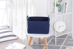 Minoisome Storage Basket Felt Storage Bin Collapsible& Convenient Box Organizer with Carry Handles for Office Bedroom Closet 
