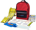Ready America 70180 72 Hour Emergency Kit, 1-Person, 3-Day Backpack, Includes First Aid Kit, Survival Blanket, Emergency Food