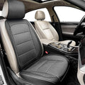 1 Pack Ventilated Cooling Car Seat Cover for Summer, 3D Air Mesh Breathable Leather Front Seat Protector with Storage Pocket,